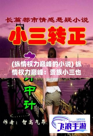 (纵情权力巅峰的小说) 纵情权力巅峰：贵族小三也疯狂，女主高干快穿逆袭人生，横扫都市豪门，爱情与权力的巅峰对决