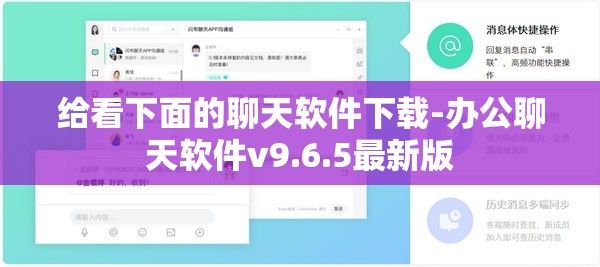 给看下面的聊天软件下载-办公聊天软件v9.6.5最新版