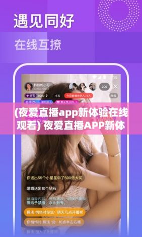 (夜爱直播app新体验在线观看) 夜爱直播APP新体验：如何在夜晚寻找快乐与交流空间，一探究竟！【详细解析】