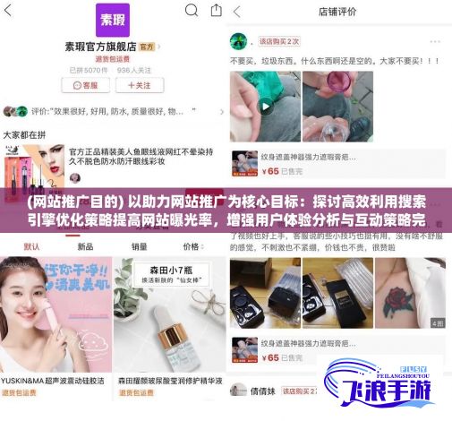 (网站推广目的) 以助力网站推广为核心目标：探讨高效利用搜索引擎优化策略提高网站曝光率，增强用户体验分析与互动策略完善