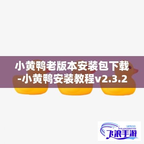 小黄鸭老版本安装包下载-小黄鸭安装教程v2.3.2官方安卓版